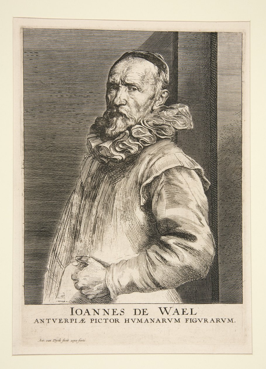 Porträtt av Jan de Wael (1558-1633) av Anthony van Dyck