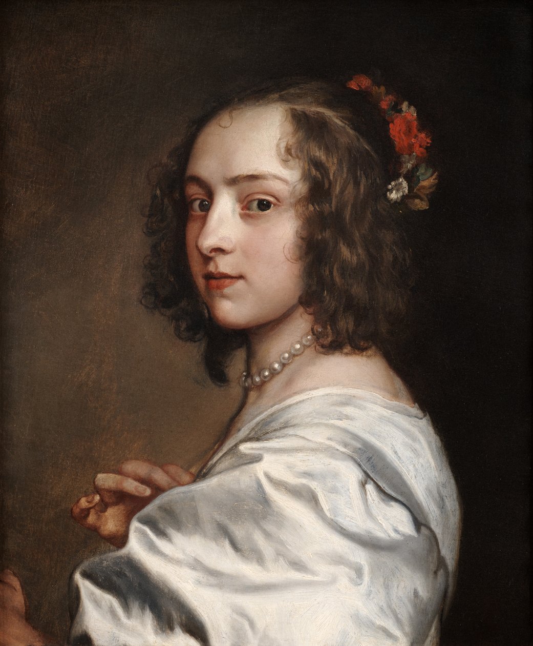 Porträtt av Margaret Lemon av Anthony van Dyck