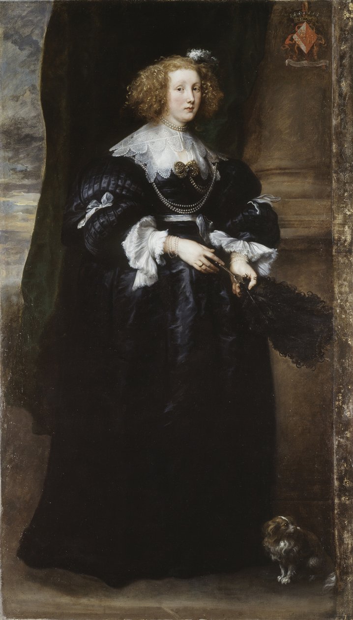 Porträtt av Maria de Raet av Anthony van Dyck