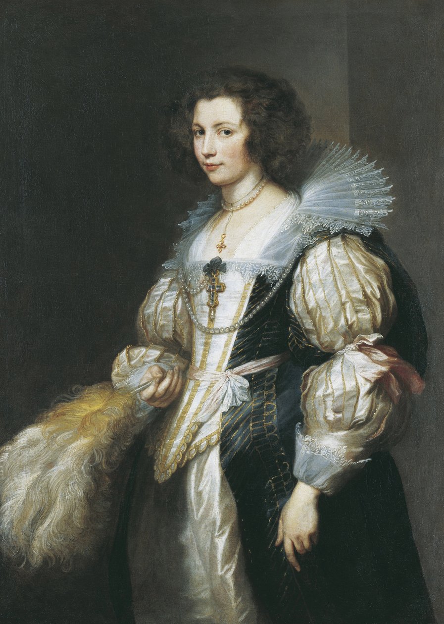 Porträtt av Maria de Tassis 1611-1638 av Anthony van Dyck