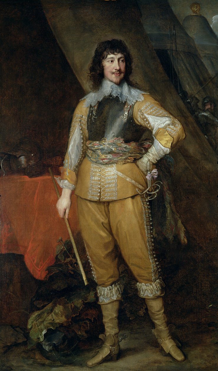 Porträtt av Mountjoy Blount, Earl of Newport (ca 1597-1666) ca 1637-8 av Anthony van Dyck