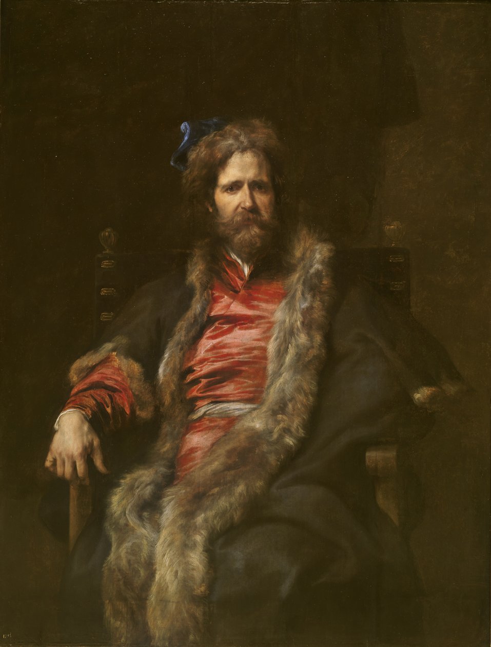 Porträtt av målaren Martin Ryckaert 1587-1631 av Anthony van Dyck