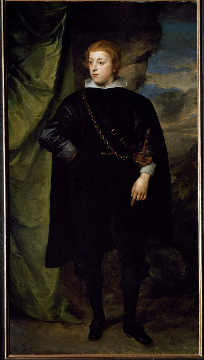 Porträtt av Prins Karl Ludwig Von der Pfalz av Anthony van Dyck