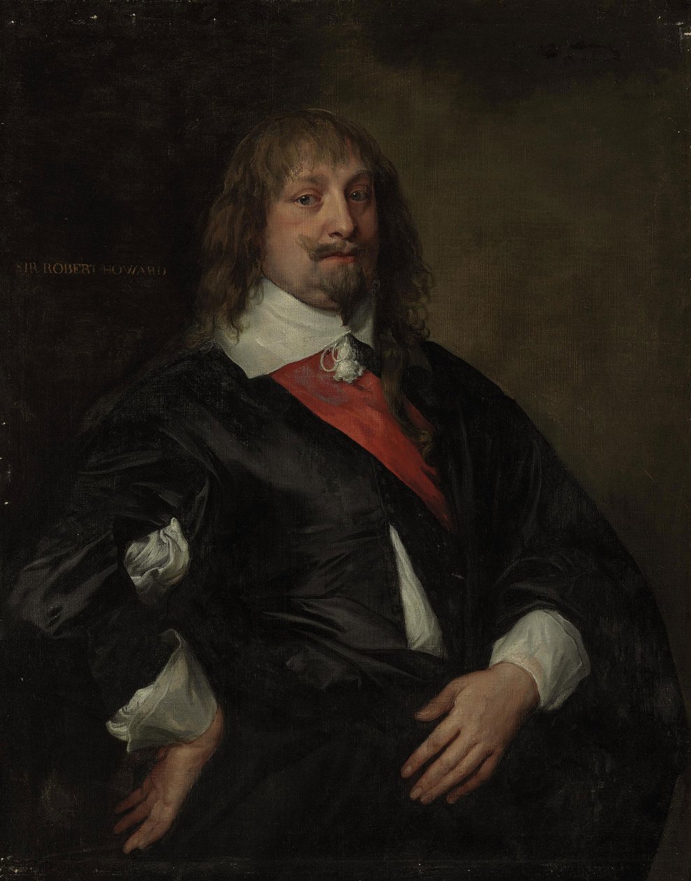 Porträtt av Sir Robert Howard (1626-1698) av Anthony van Dyck