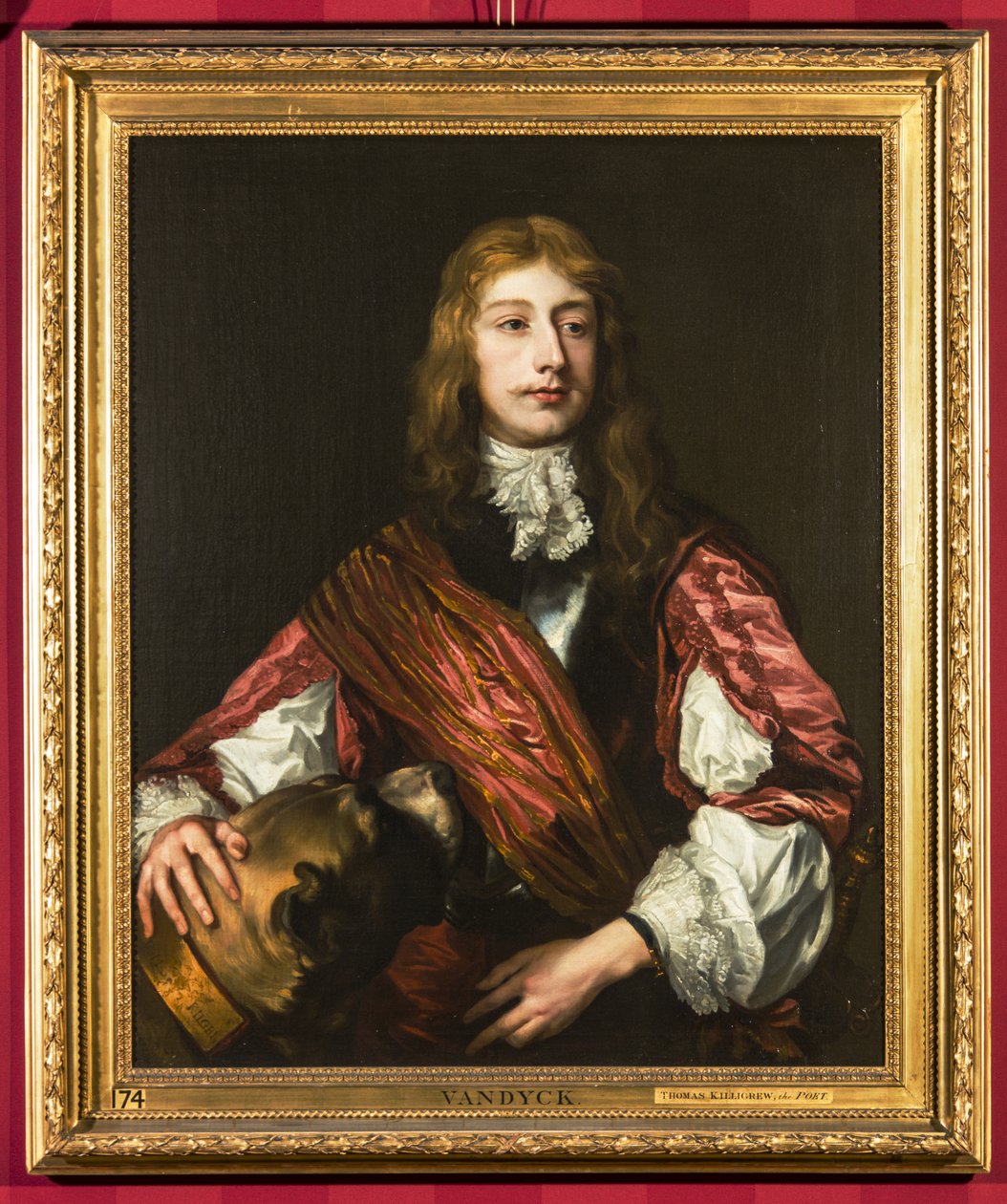 Porträtt av Thomas Killigrew, Poeten av Anthony van Dyck