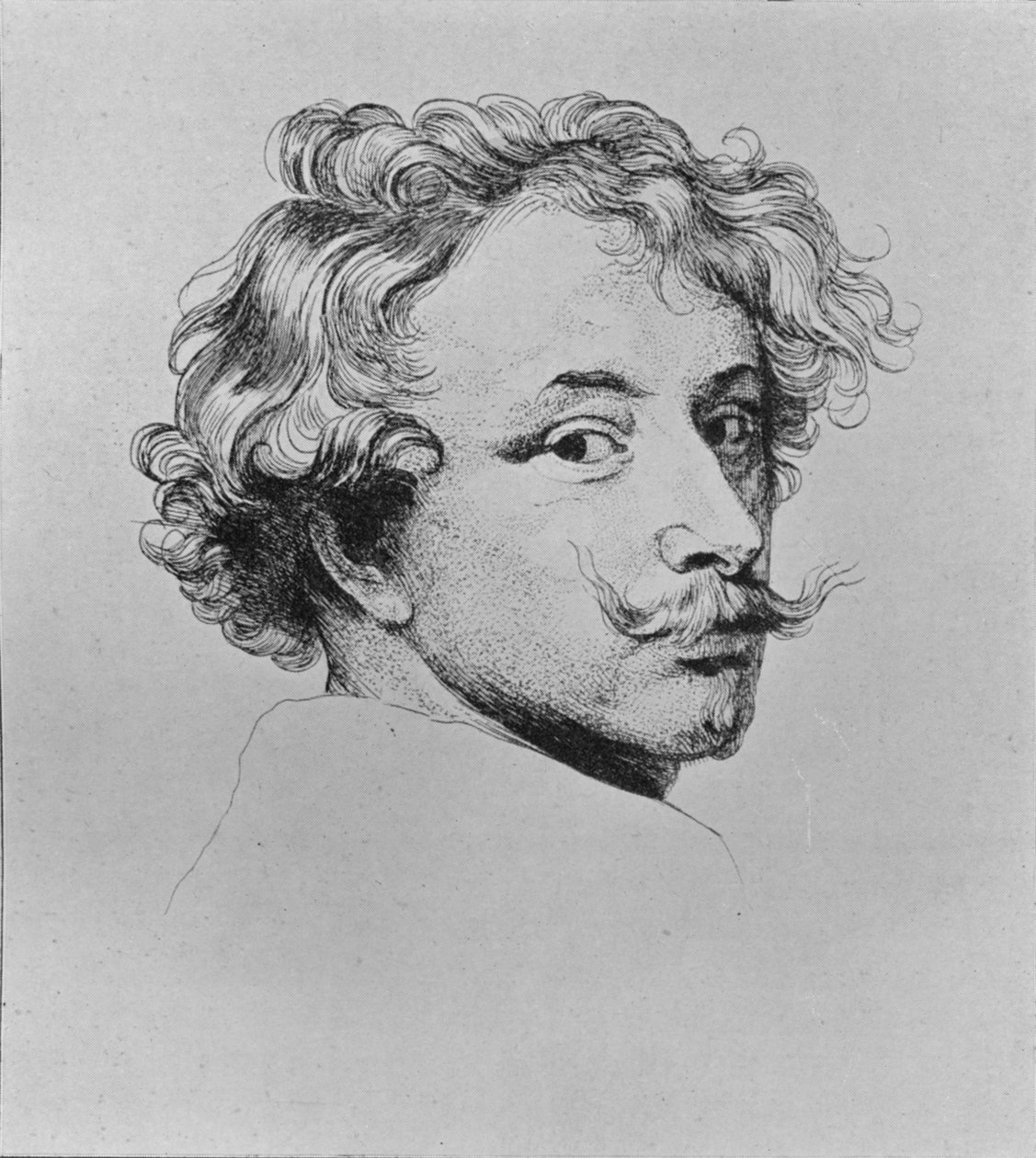 Porträtt av Vandyck, 1635 av Anthony van Dyck