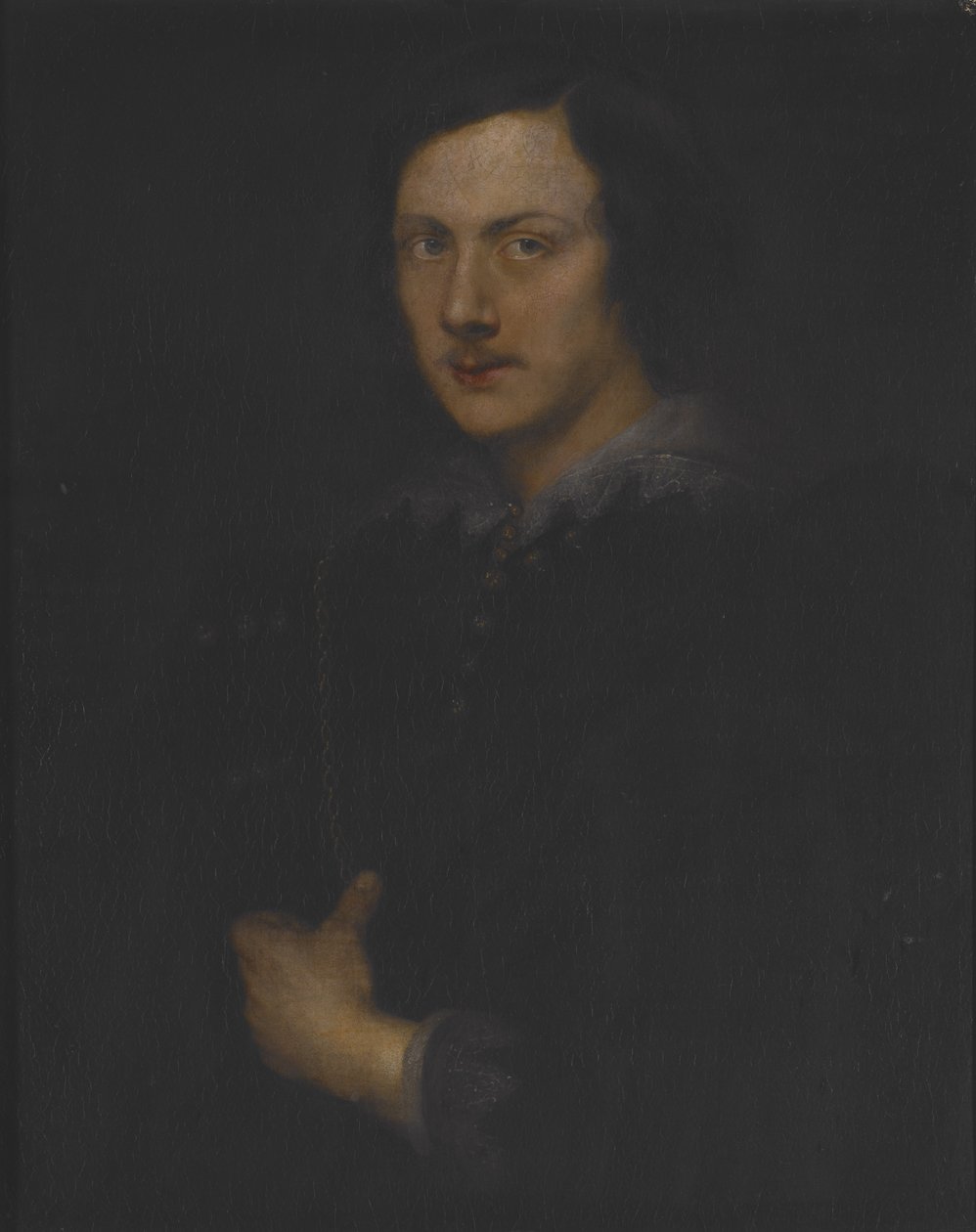 Porträtt av en genuesisk adelsman (olja på duk) av Anthony van Dyck