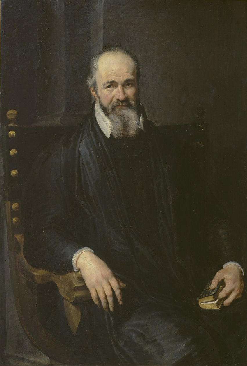 Porträtt av en man i en fåtölj, 1616-18 av Anthony van Dyck