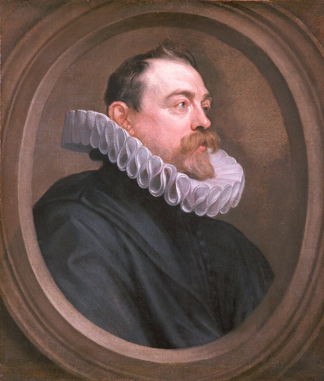 Porträtt av en man, bystlängd, c1620-1640. av Anthony van Dyck