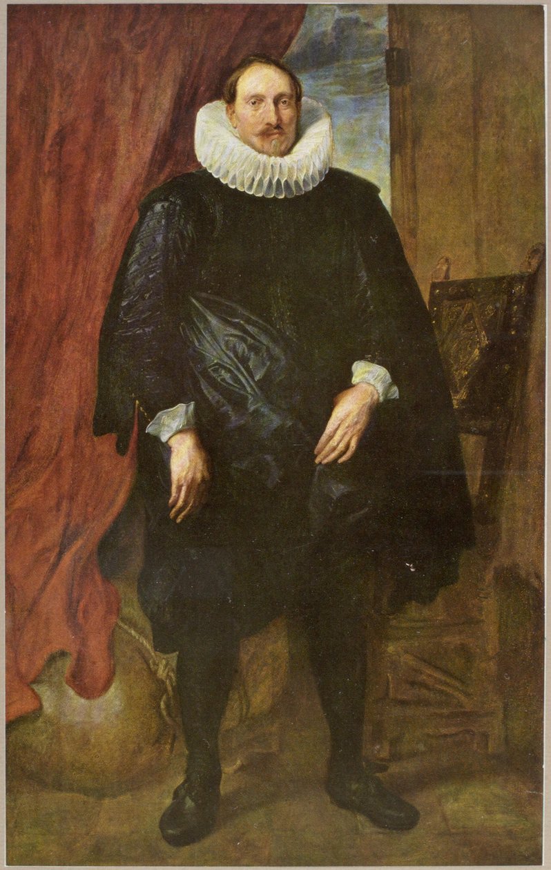 Porträtt av en man, möjligen från familjen Vinck/Vincque av Anthony van Dyck