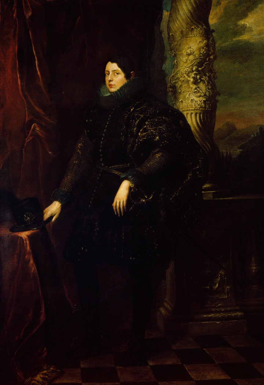 Porträtt av en ung man från Casa Spinola, ca 1622 av Anthony van Dyck