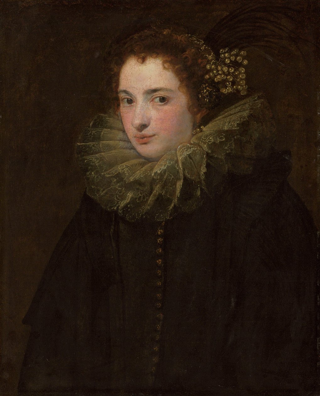 Porträtt av en okänd kvinna av Anthony van Dyck