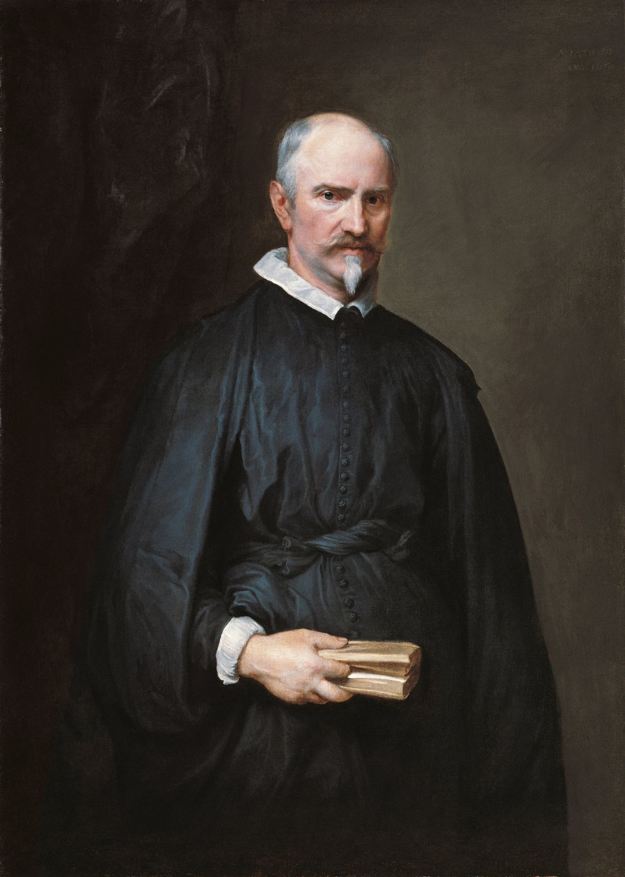 Porträtt av kanonen Antonio de Tassis (-) av Anthony van Dyck