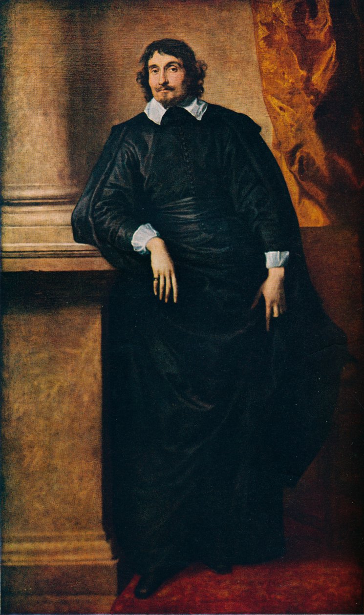 Porträtt av abboten Scaglia, 1634 av Anthony van Dyck