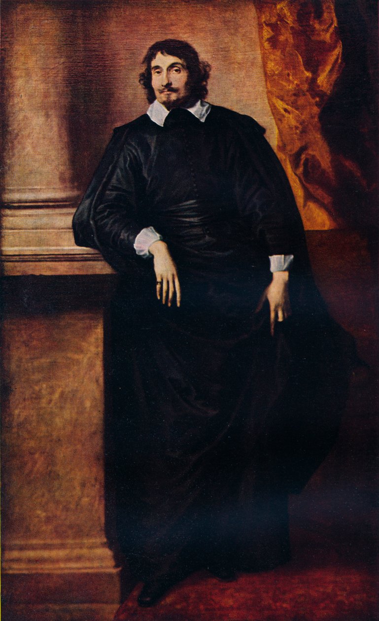 Porträtt av Abbe Scaglia, 1634 av Anthony van Dyck