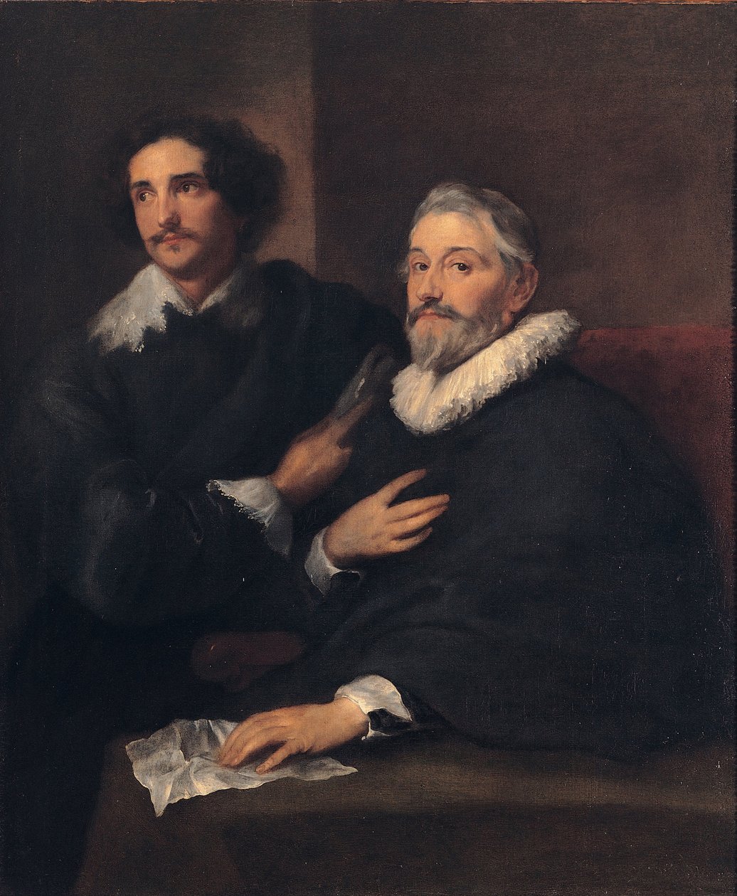 Porträtt av bröderna de Wael, ca. 1620-1630 av Anthony van Dyck