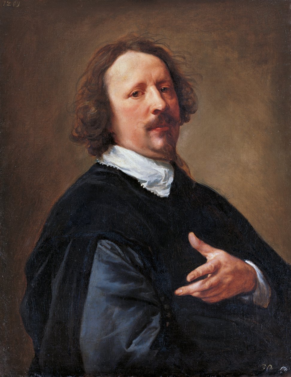 Porträtt av målaren Gaspard de Crayer (1584-1669) av Anthony van Dyck