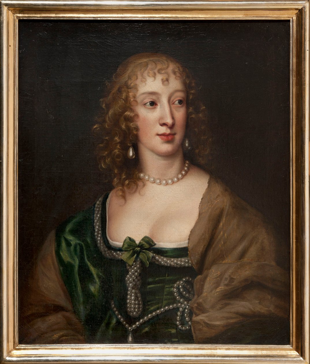 Porträtt av Henrietta Maria, drottning av England (1609–1669) av Anthony van Dyck