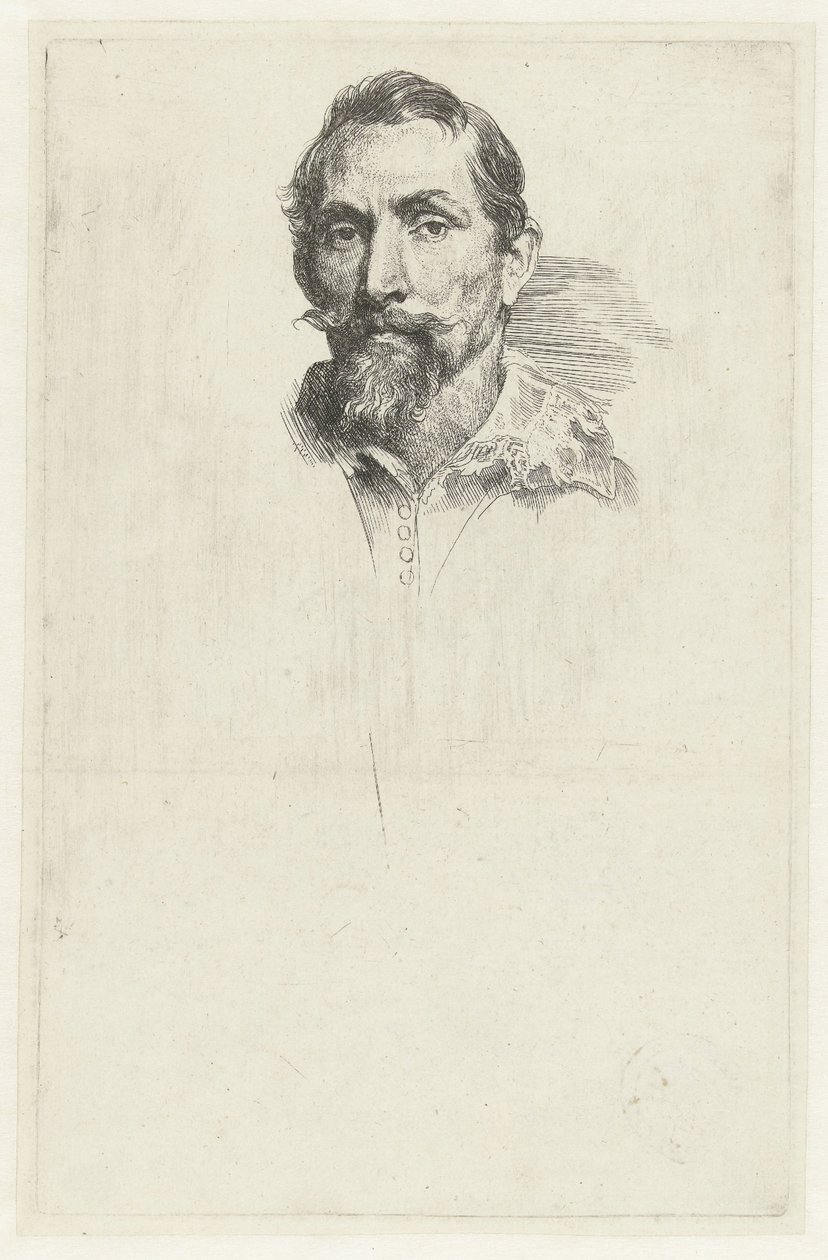 Porträtt av Frans Snijders av Anthony van Dyck