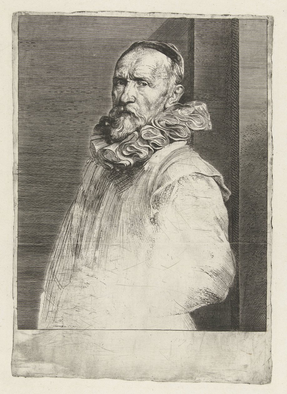 Porträtt av Hans de Wael av Anthony van Dyck