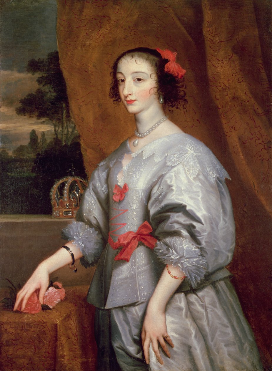 Drottning Henrietta Maria av Anthony van Dyck