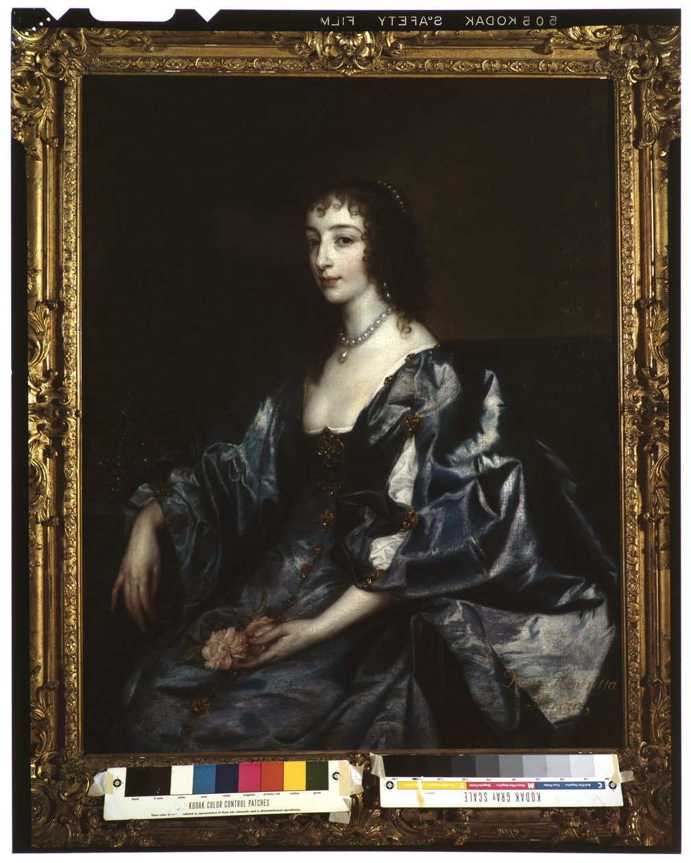 Drottning Henrietta Maria av England, ca 1636-38 av Anthony van Dyck