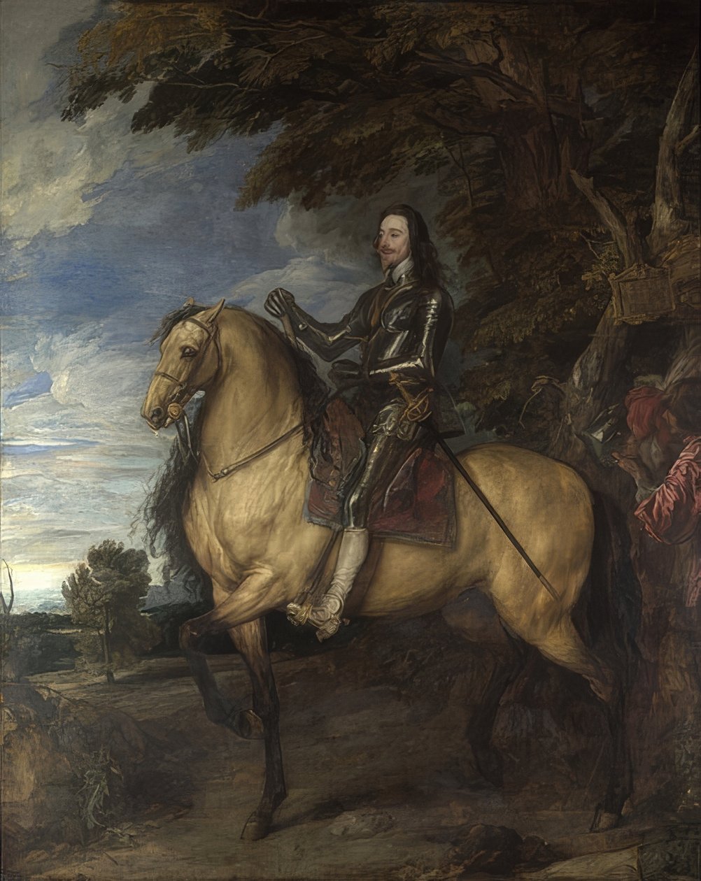 Ryttarporträtt av Karl I omkring 1637-38 av Anthony van Dyck