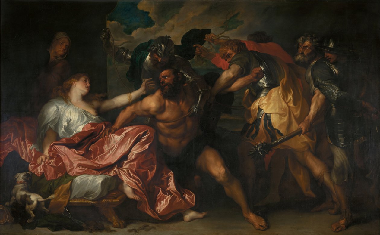 Samson och Delila av Anthony van Dyck