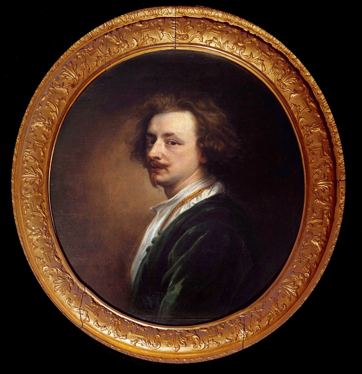 Självporträttmålning av Anton (Antoon eller Anthony) van Dyck (1599-1641) 1600-talets sön. 0,68x0,58 m - Självporträtt av Anton (Antoon eller Anthony) van Dyck (1599-1641) 1600-talet. 0,68 x 0,58 m. av Anthony van Dyck
