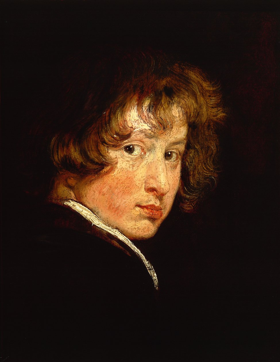 Självporträtt vid sexton av Anthony van Dyck