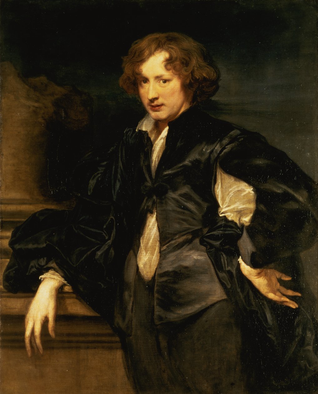 Självporträtt, ca 1620-21 (olja på duk) av Anthony van Dyck