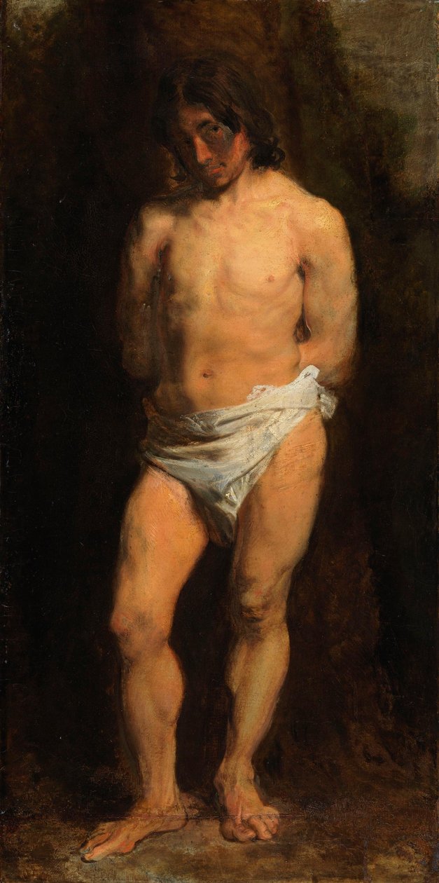 Studie av en naken yngling av Anthony van Dyck