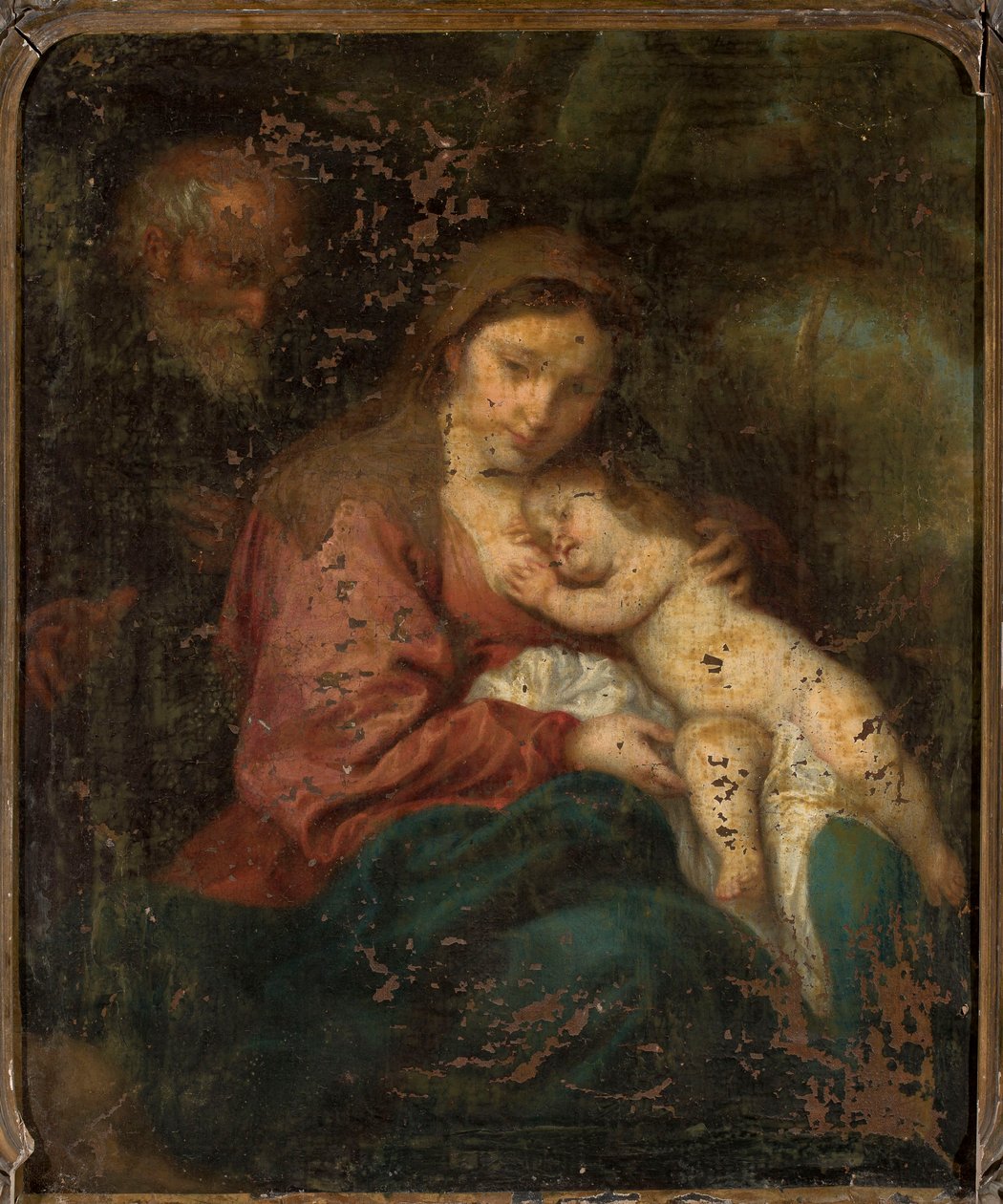 Heliga familjen av Anthony van Dyck