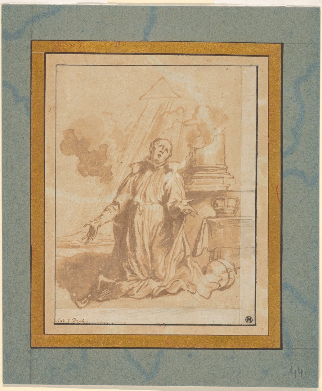 Der selige Aloysius Gonzaga in Ekstase av Anthony van Dyck