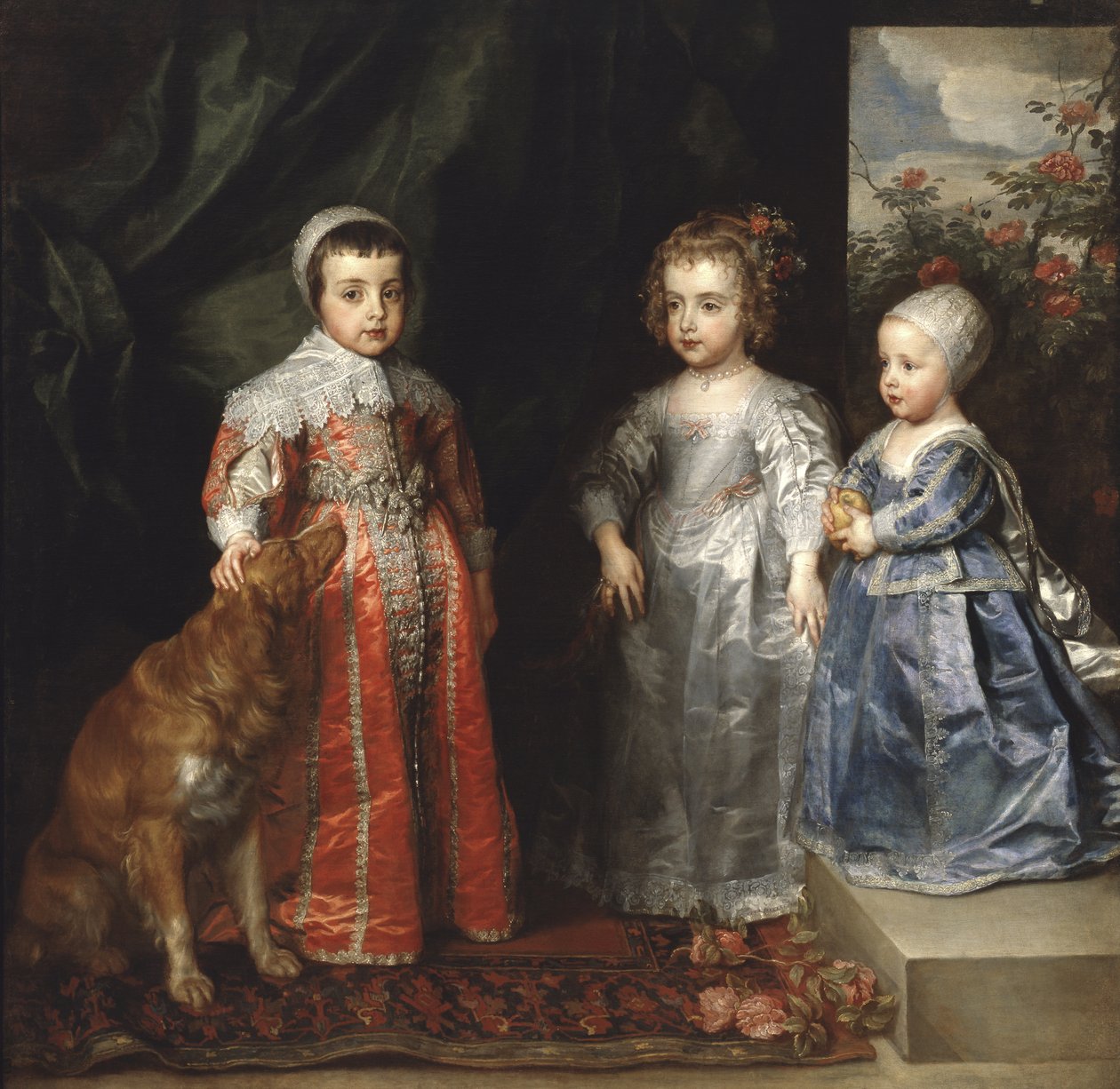 The Children of Charles I of England, 1635 av Anthony van Dyck