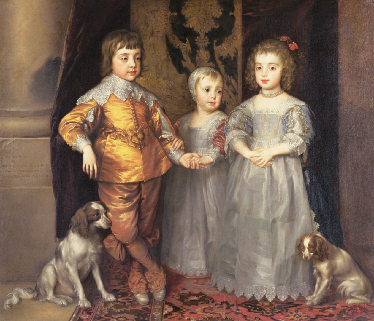 Barnen till kung Charles I av England (1600-49) och drottning Henrietta Maria (1609-69), 1637 av Anthony van Dyck