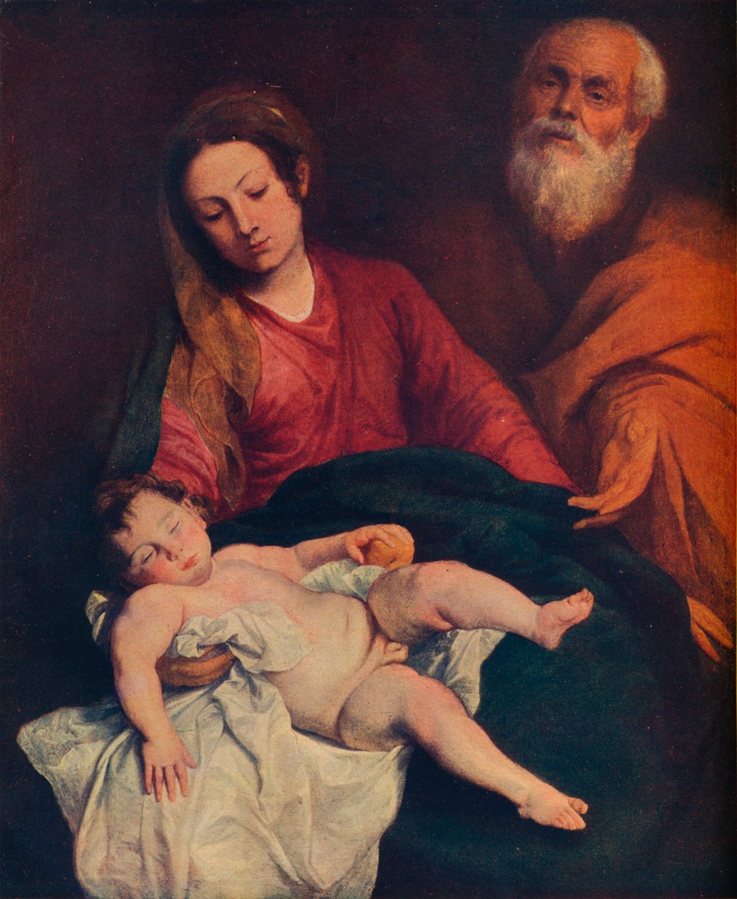 Den heliga familjen, c1624 av Anthony van Dyck