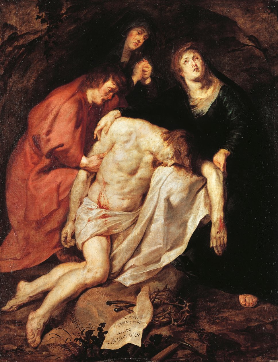 The Lamentation of Christ, c.1616/17 (olja på duk) av Anthony van Dyck