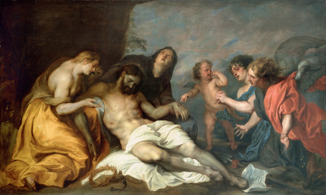 Klagosången över Kristus, ca 1637-1640 av Anthony van Dyck