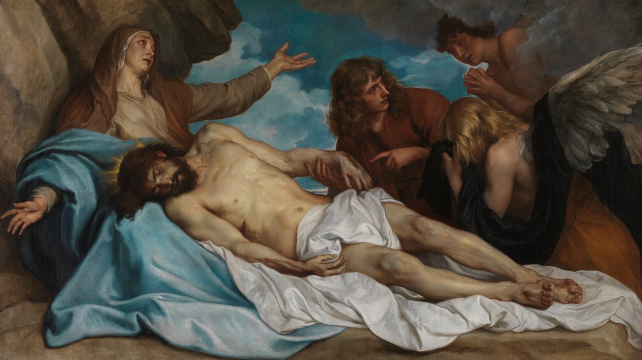 Klagosången över den döde Kristus av Anthony van Dyck