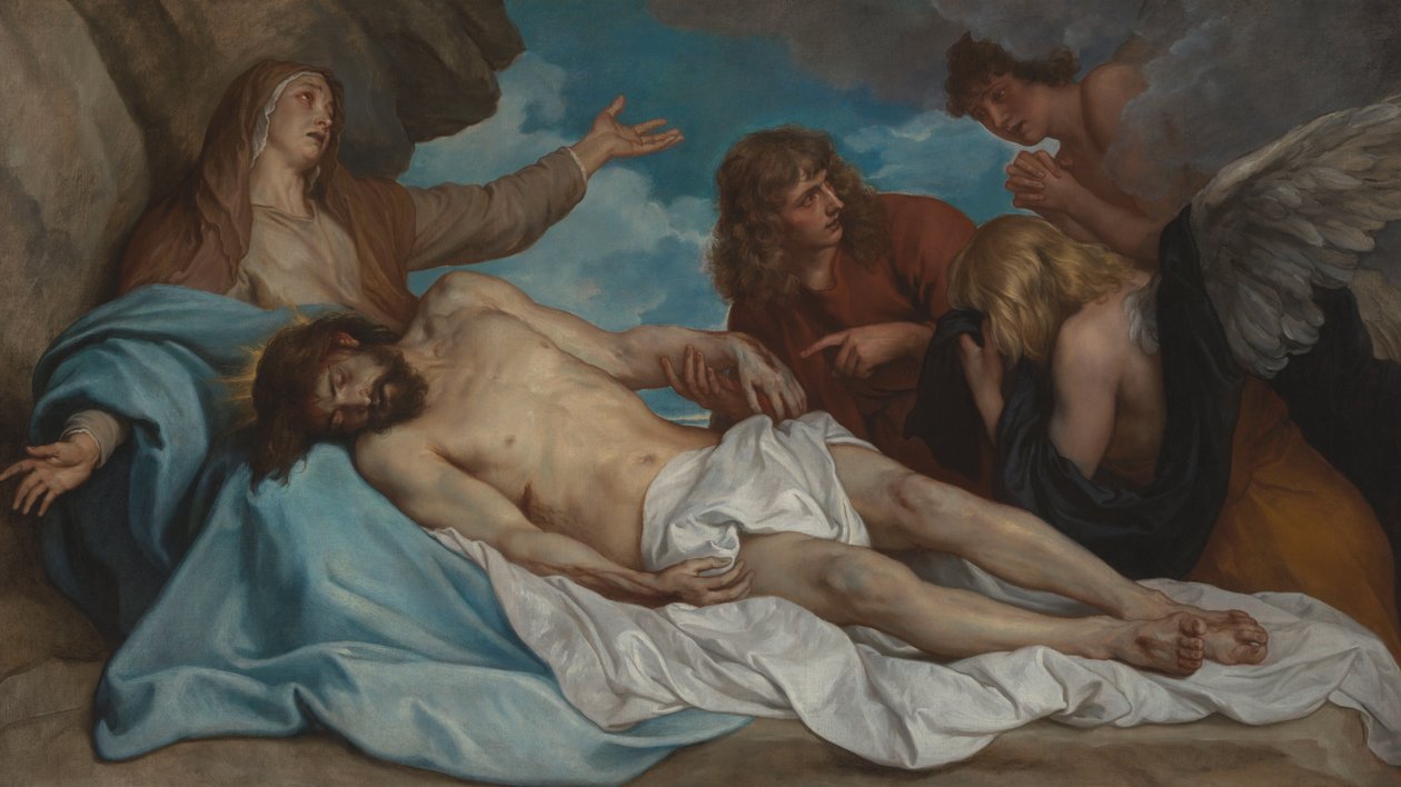 Sörjandet över den döde Kristus av Anthony van Dyck
