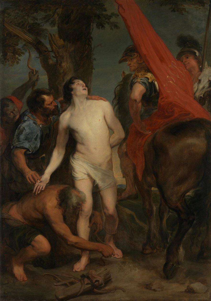 Sankt Sebastians martyrskap av Anthony van Dyck