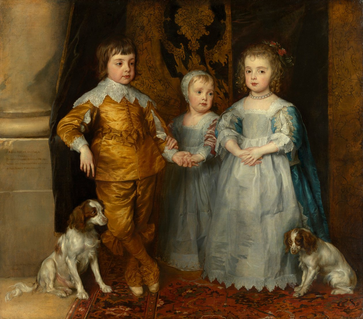 De tre äldsta barnen till Karl I av Anthony van Dyck