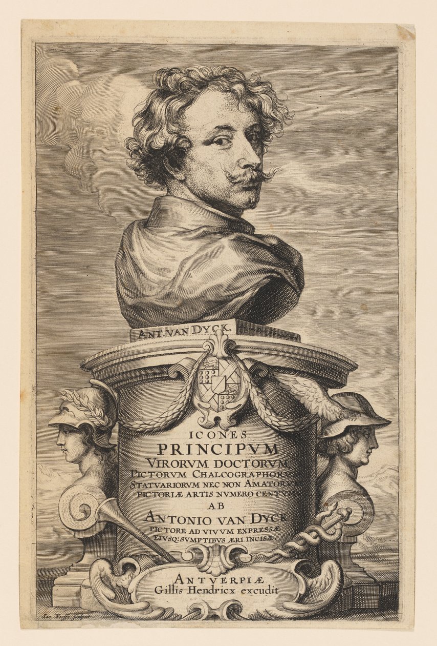 Titelsida, från Icons of Princes of Men av Anthony van Dyck