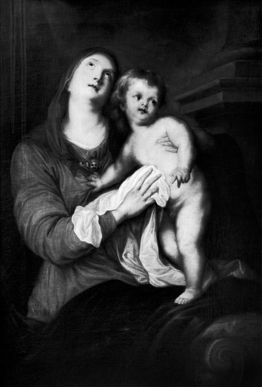 Jungfru och barn av Anthony van Dyck