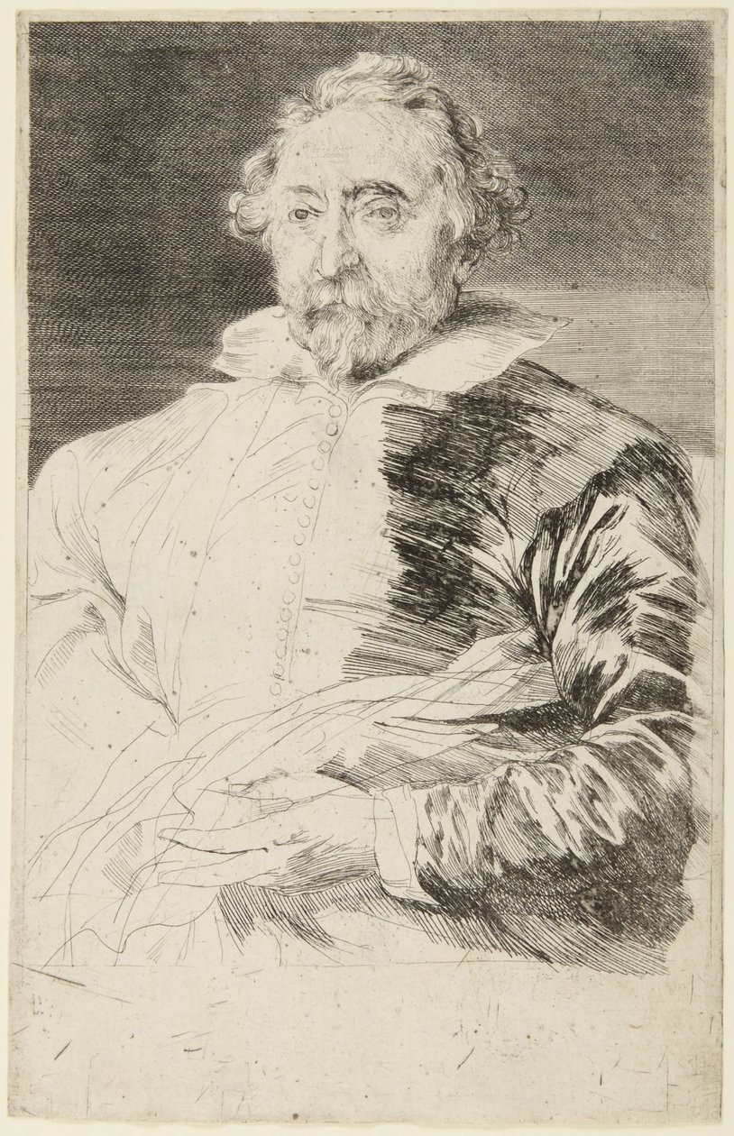 Willem de Vos (Manquoy-Hendricks 15 II (av sju)) av Anthony van Dyck
