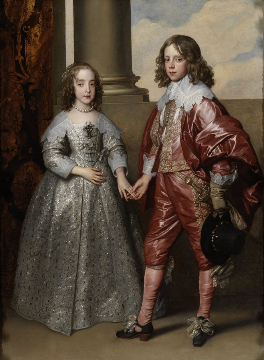 William II, Prins av Orange, och hans brud, Mary Stuart av Anthony van Dyck