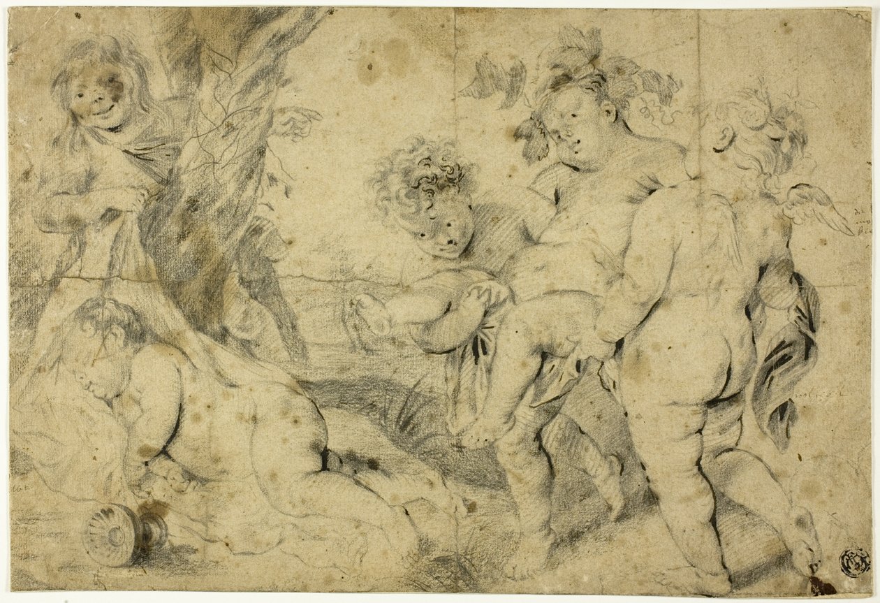 Unge Bacchus och hans följeslagare av Anthony van Dyck