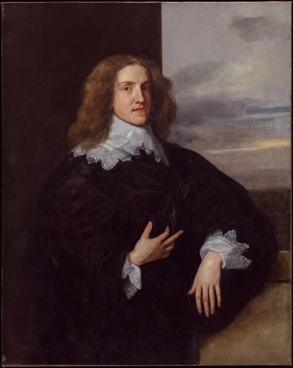 Ung gentleman (Earl of Downe) av Anthony van Dyck