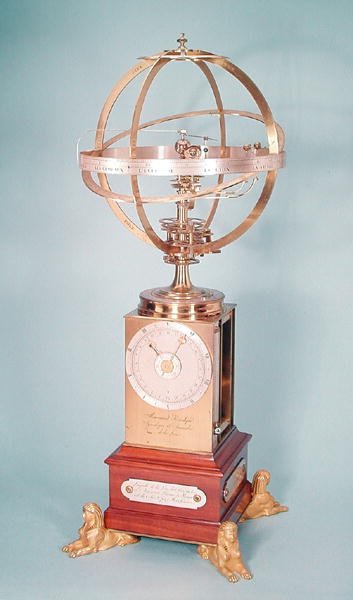 Astronomisk klocka, 1773 (förgylld koppar) av Antide Janvier